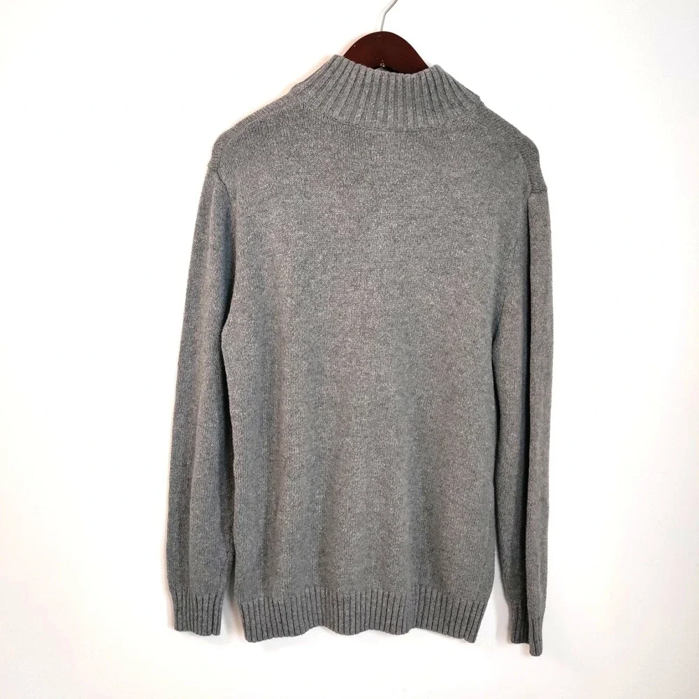 VTG Gap Sweater Men L 1/4 Button Fisherman Grandpa Outdoor Classic Western Dress